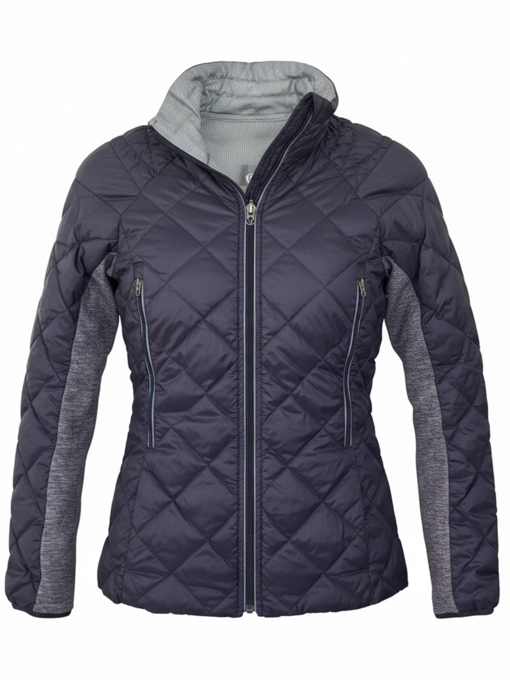lululemon athletica Quilted Puffer Jacket - Purple with Gray Panels - Sz 2